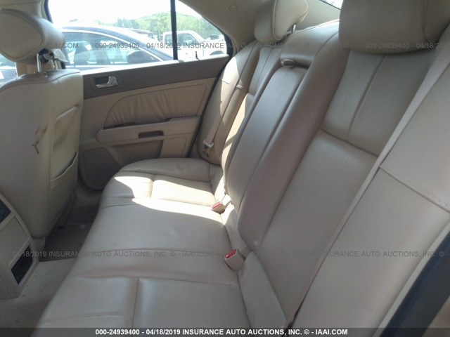 1G6DC67A550145880 - 2005 CADILLAC STS GOLD photo 8