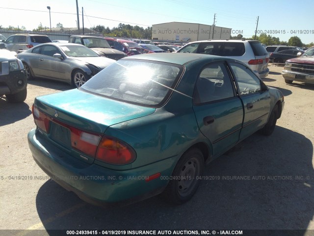 JM1BC1417V0149621 - 1997 MAZDA PROTEGE DX/LX/ES GREEN photo 4