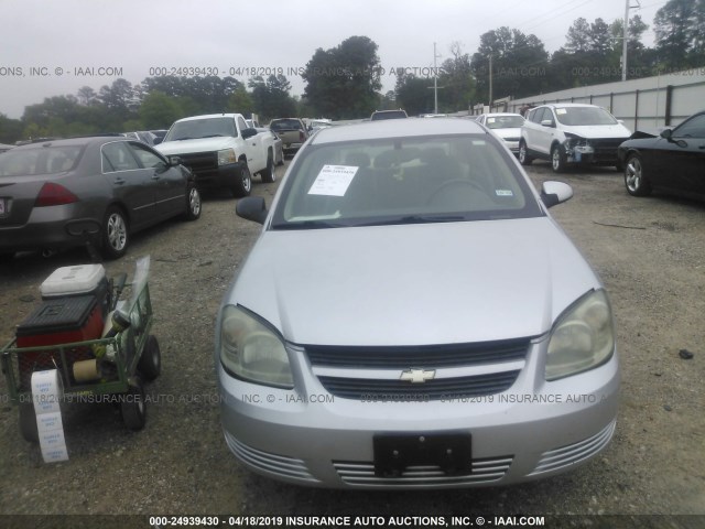 1G1AD5F55A7156397 - 2010 CHEVROLET COBALT 1LT SILVER photo 6