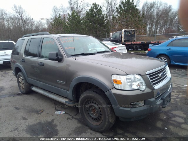 1FMEU73E46UA36281 - 2006 FORD EXPLORER XLT BROWN photo 1