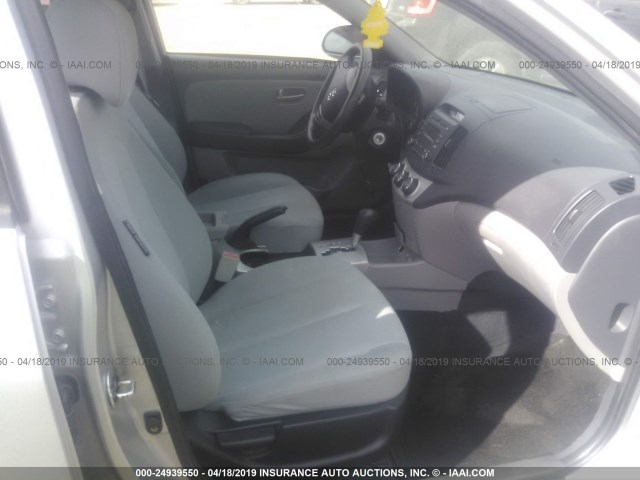 KMHDU46D89U616599 - 2009 HYUNDAI ELANTRA GLS/SE SILVER photo 5