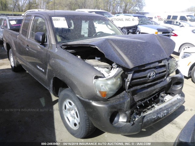 5TETX22NX9Z641960 - 2009 TOYOTA TACOMA ACCESS CAB ყავისფერი ფოტო 1