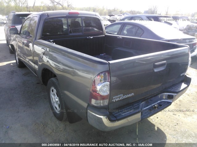 5TETX22NX9Z641960 - 2009 TOYOTA TACOMA ACCESS CAB ყავისფერი ფოტო 3