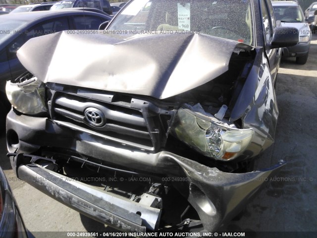 5TETX22NX9Z641960 - 2009 TOYOTA TACOMA ACCESS CAB ყავისფერი ფოტო 6