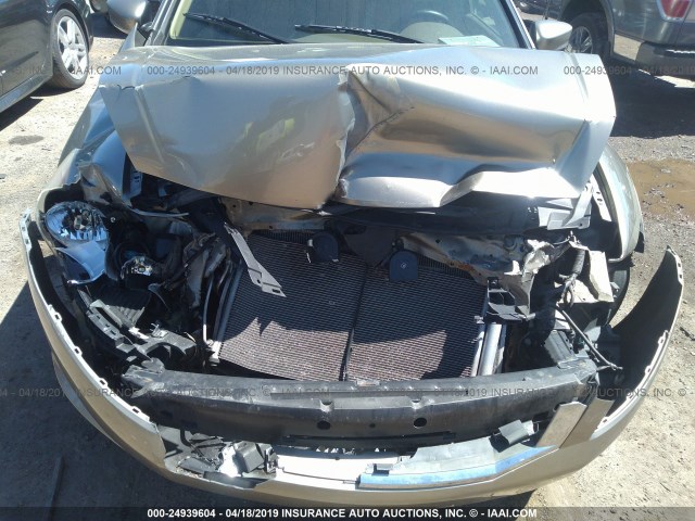 JHMCP26838C007373 - 2008 HONDA ACCORD EXL GOLD photo 6