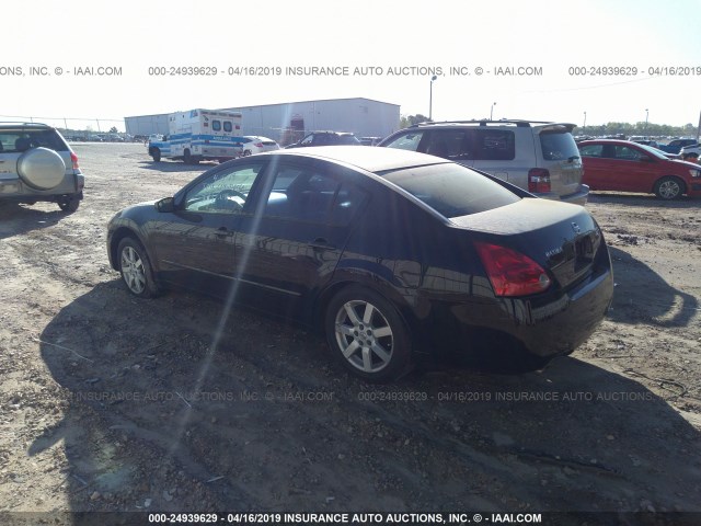 1N4BA41E55C801154 - 2005 NISSAN MAXIMA SE/SL BLACK photo 3
