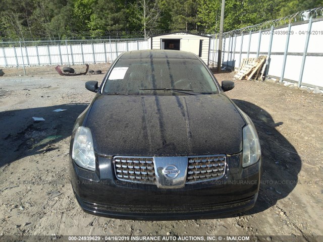 1N4BA41E55C801154 - 2005 NISSAN MAXIMA SE/SL BLACK photo 6