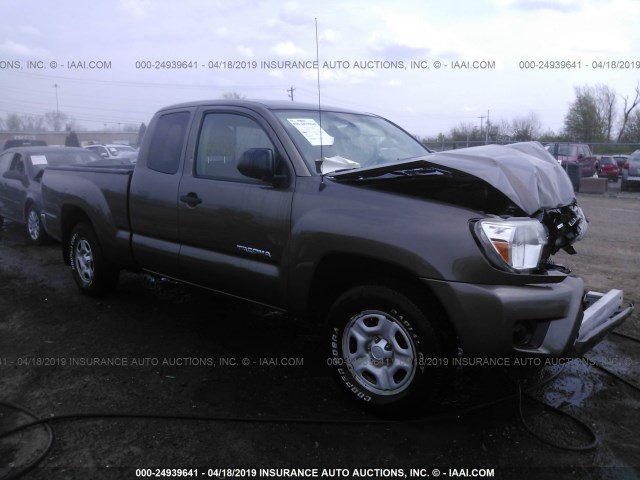 5TFTX4CN6CX021017 - 2012 TOYOTA TACOMA ACCESS CAB ყავისფერი ფოტო 1