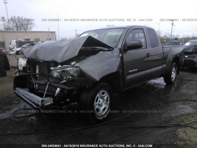 5TFTX4CN6CX021017 - 2012 TOYOTA TACOMA ACCESS CAB ყავისფერი ფოტო 2
