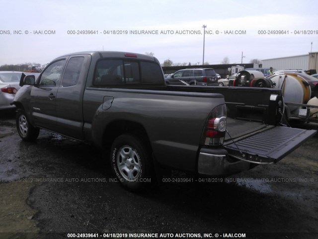 5TFTX4CN6CX021017 - 2012 TOYOTA TACOMA ACCESS CAB ყავისფერი ფოტო 3