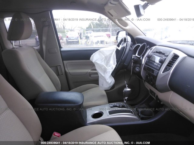5TFTX4CN6CX021017 - 2012 TOYOTA TACOMA ACCESS CAB ყავისფერი ფოტო 5