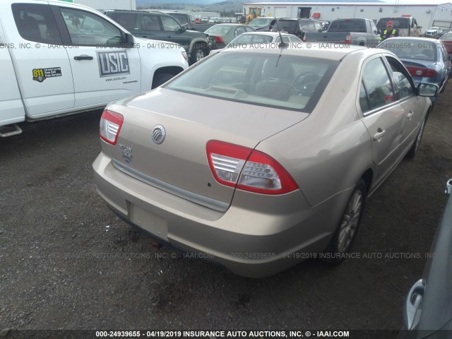 3MEHM08Z48R627238 - 2008 MERCURY MILAN PREMIER TAN photo 4