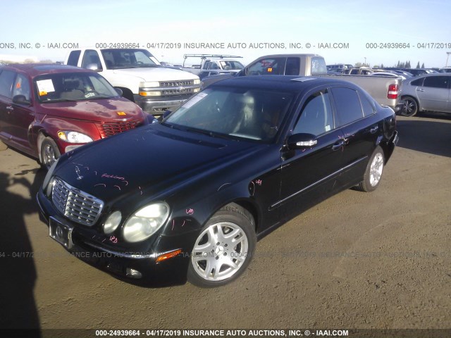 WDBUF56J76A818842 - 2006 MERCEDES-BENZ E 350 BLACK photo 2