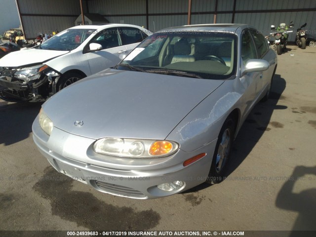 1G3GR64H724118064 - 2002 OLDSMOBILE AURORA GRAY photo 2