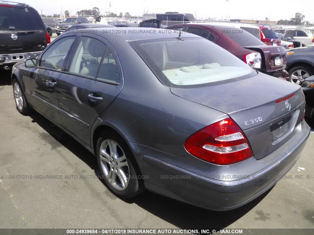 WDBUF56J26A973086 - 2006 MERCEDES-BENZ E 350 GRAY photo 3