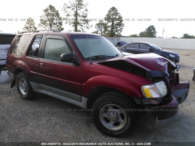 1FMYU60E53UA69992 - 2003 FORD EXPLORER SPORT RED photo 1