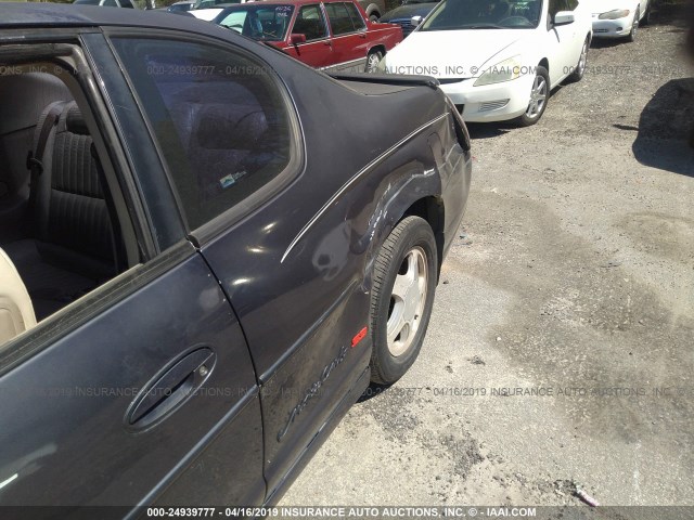 2G1WX15KX19240856 - 2001 CHEVROLET MONTE CARLO SS იასამნისფერი ფოტო 6