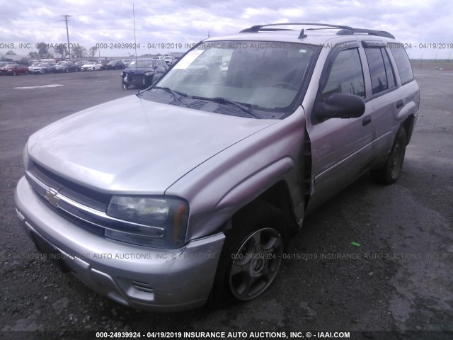 1GNDS13S272264907 - 2007 CHEVROLET TRAILBLAZER LS/LT GRAY photo 2