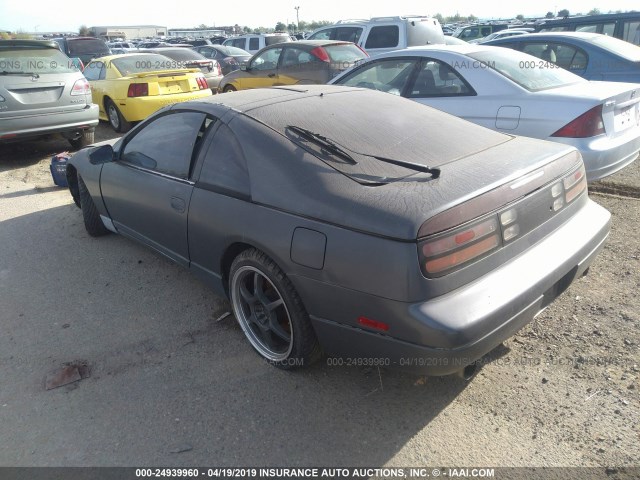 JN1RZ26H6NX521893 - 1992 NISSAN 300ZX 2+2 BLACK photo 3