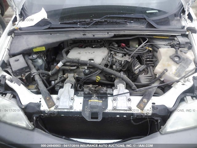 1GMDV23E05D100407 - 2005 PONTIAC MONTANA WHITE photo 10