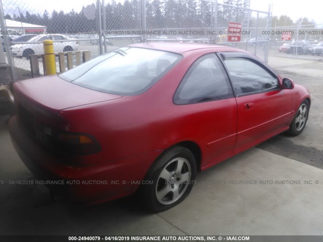 2HGEJ2227SH509113 - 1995 HONDA CIVIC DX RED photo 4