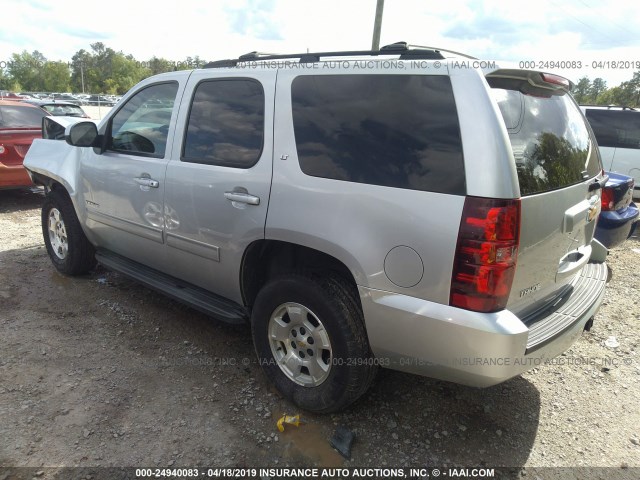 1GNSCBE07DR155187 - 2013 CHEVROLET TAHOE C1500 LT SILVER photo 3