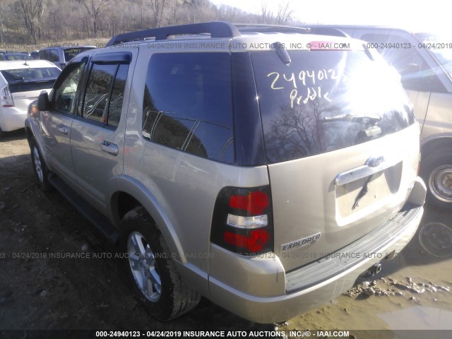 1FMEU73E47UA53342 - 2007 FORD EXPLORER XLT TAN photo 3