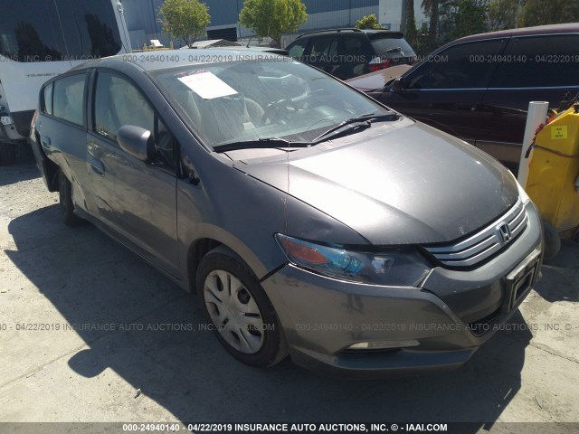 JHMZE2H54CS005116 - 2012 HONDA INSIGHT LX GRAY photo 1