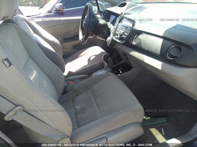 JHMZE2H54CS005116 - 2012 HONDA INSIGHT LX GRAY photo 5