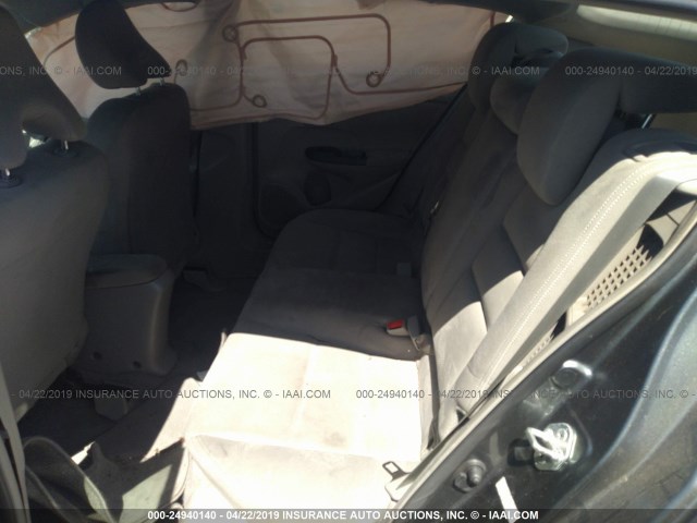 JHMZE2H54CS005116 - 2012 HONDA INSIGHT LX GRAY photo 8