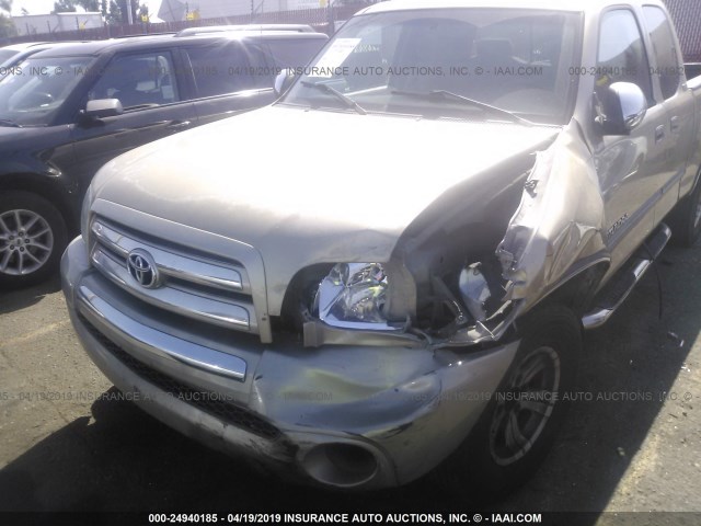 5TBRN34173S408969 - 2003 TOYOTA TUNDRA ACCESS CAB SR5 GOLD photo 6