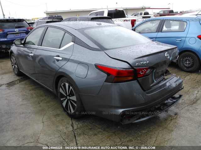 1N4BL4EV0KC174489 - 2019 NISSAN ALTIMA SL GRAY photo 3