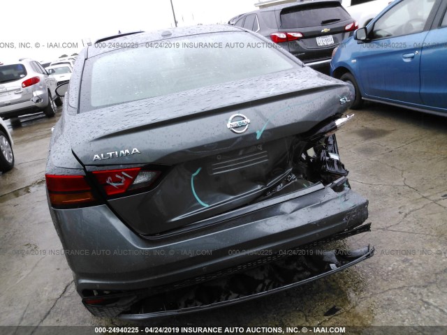 1N4BL4EV0KC174489 - 2019 NISSAN ALTIMA SL GRAY photo 6