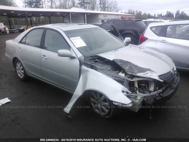 4T1BF30K83U557421 - 2003 TOYOTA CAMRY LE/XLE/SE SILVER photo 1