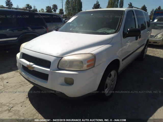 1GNDV23147D117805 - 2007 CHEVROLET UPLANDER LS WHITE photo 2