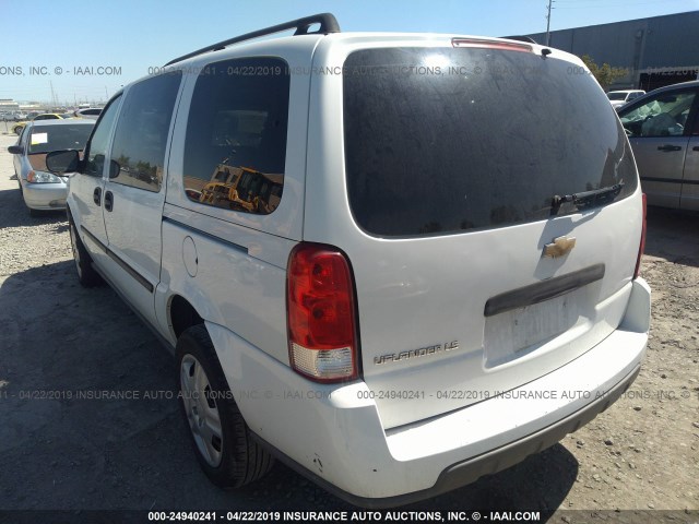 1GNDV23147D117805 - 2007 CHEVROLET UPLANDER LS WHITE photo 3