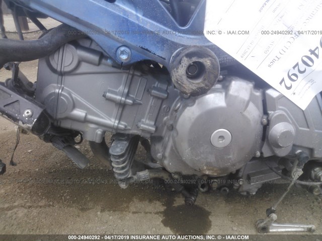 JS1VP53A172100247 - 2007 SUZUKI SV650 BLUE photo 9