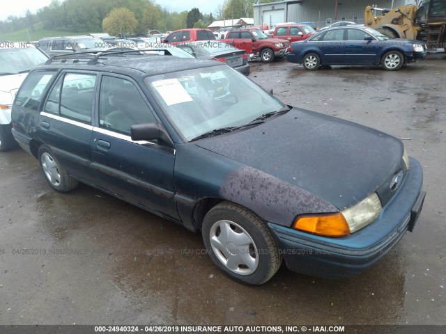 1FASP15J3SW380596 - 1995 FORD ESCORT LX/SPORT GREEN photo 1