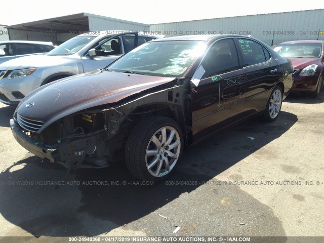 JTHBF30G225036167 - 2002 LEXUS ES 300 BURGUNDY photo 2