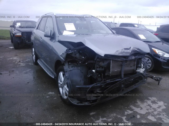 4JGDA2EB6DA192881 - 2013 MERCEDES-BENZ ML 350 BLUETEC SILVER photo 1