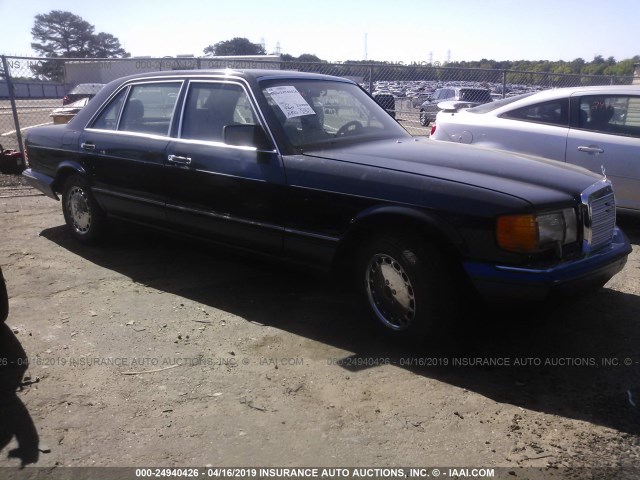 WDBCA35E7MA584525 - 1991 MERCEDES-BENZ 420 SEL BLACK photo 1