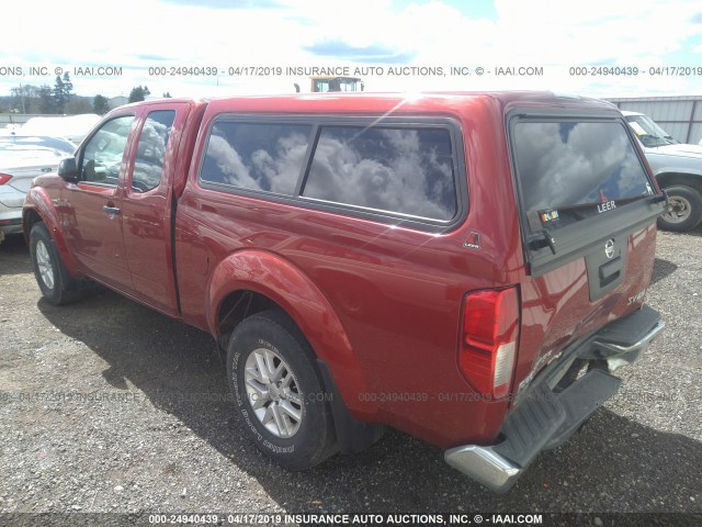 1N6AD0CW8EN761276 - 2014 NISSAN FRONTIER SV/PRO-4X RED photo 3