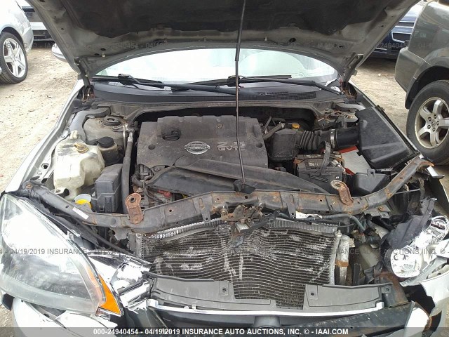 1N4AL11DX2C264322 - 2002 NISSAN ALTIMA S/SL SILVER photo 10