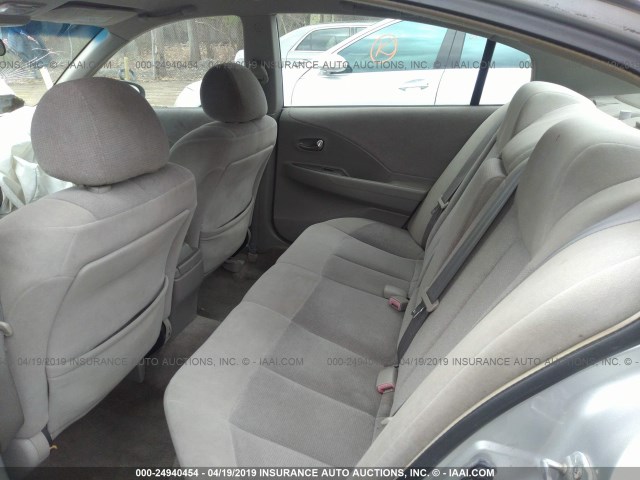 1N4AL11DX2C264322 - 2002 NISSAN ALTIMA S/SL SILVER photo 8