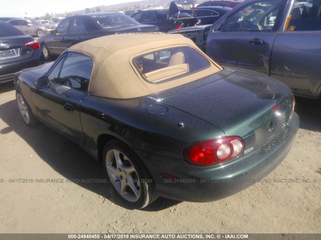 JM1NB353710206650 - 2001 MAZDA MX-5 MIATA LS GREEN photo 3