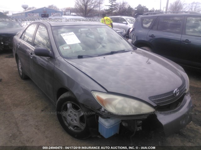 4T1BF30K43U545900 - 2003 TOYOTA CAMRY LE/XLE/SE GRAY photo 1