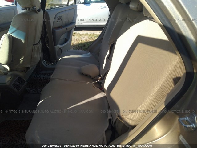 JT6GF10U9Y0067088 - 2000 LEXUS RX 300 GOLD photo 8