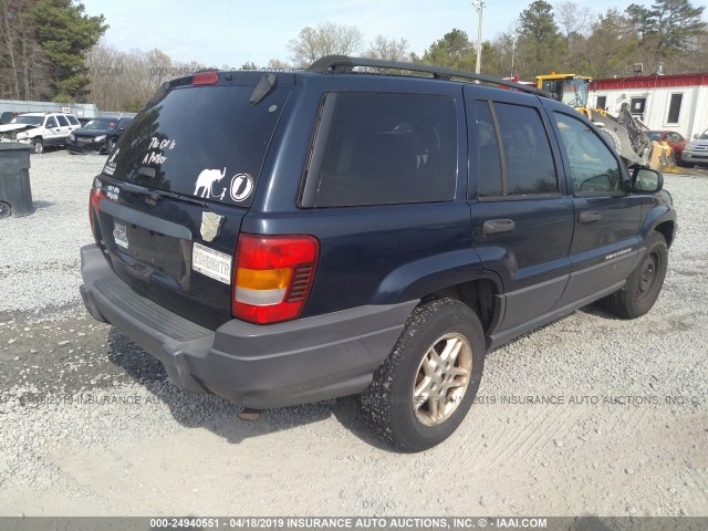 1J4GW48S44C352524 - 2004 JEEP GRAND CHEROKEE LAREDO/COLUMBIA/FREEDOM 蓝色 照片 4