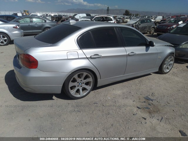 WBAVB33596KS35371 - 2006 BMW 330 I SILVER photo 4