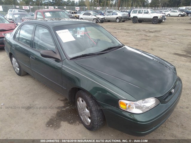 1NXBR12E4YZ376505 - 2000 TOYOTA COROLLA VE/CE/LE GREEN photo 1